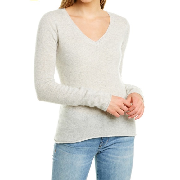ATM Anthony Thomas Melillo Sweaters - ATM cashmere v-neck long sleeve sweater Small